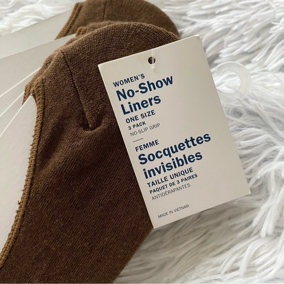 6 x OLD NAVY No Show Liners Socks Rib Knit Openings - Picture 3 of 5